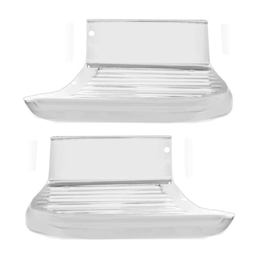 1955-1966 Chevy Pickup Truck Bed Foot Step Pair Right & Left Short Bed Chrome 