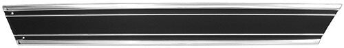 BED MOLDING LOWER REAR RH 1969-72 CHEVROLET TRUCK L/B TRUCK BLACK
