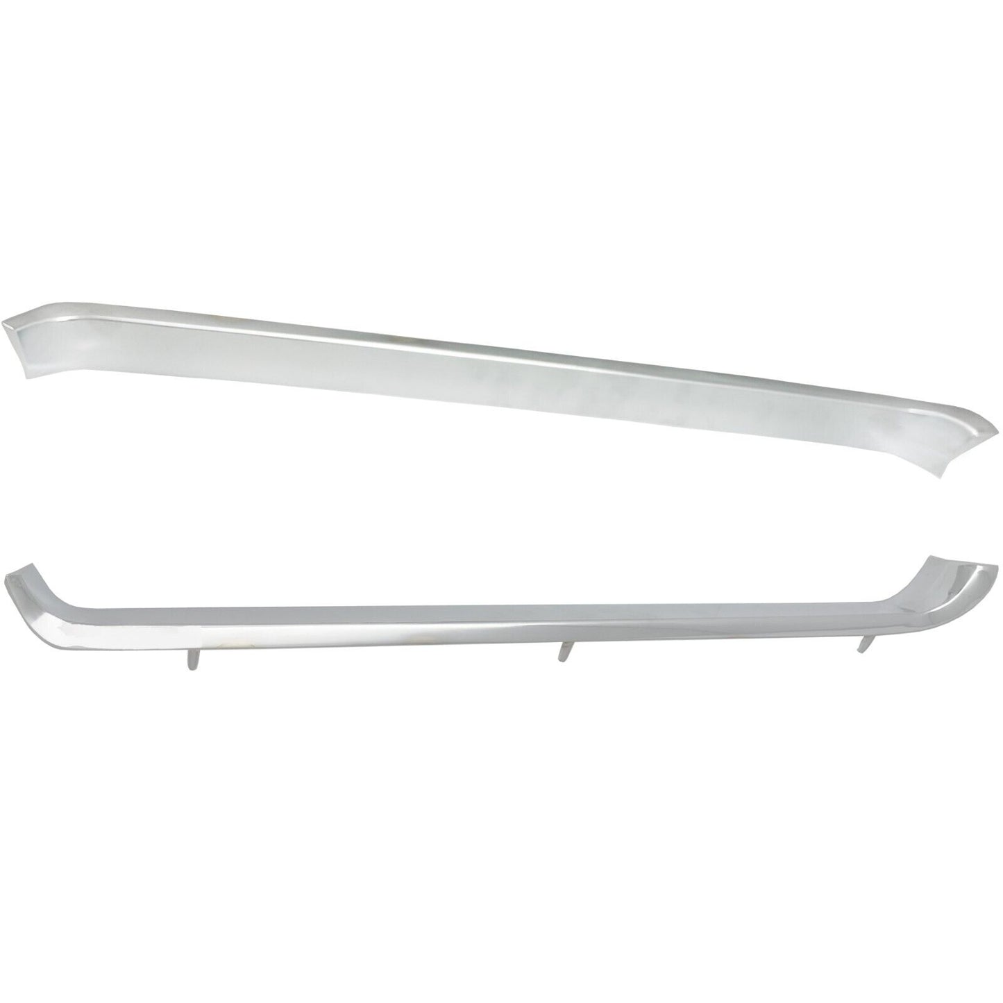 1968 68 Pontiac GTO Front Valance Molding Chrome Pair RH+LH 2 PCS