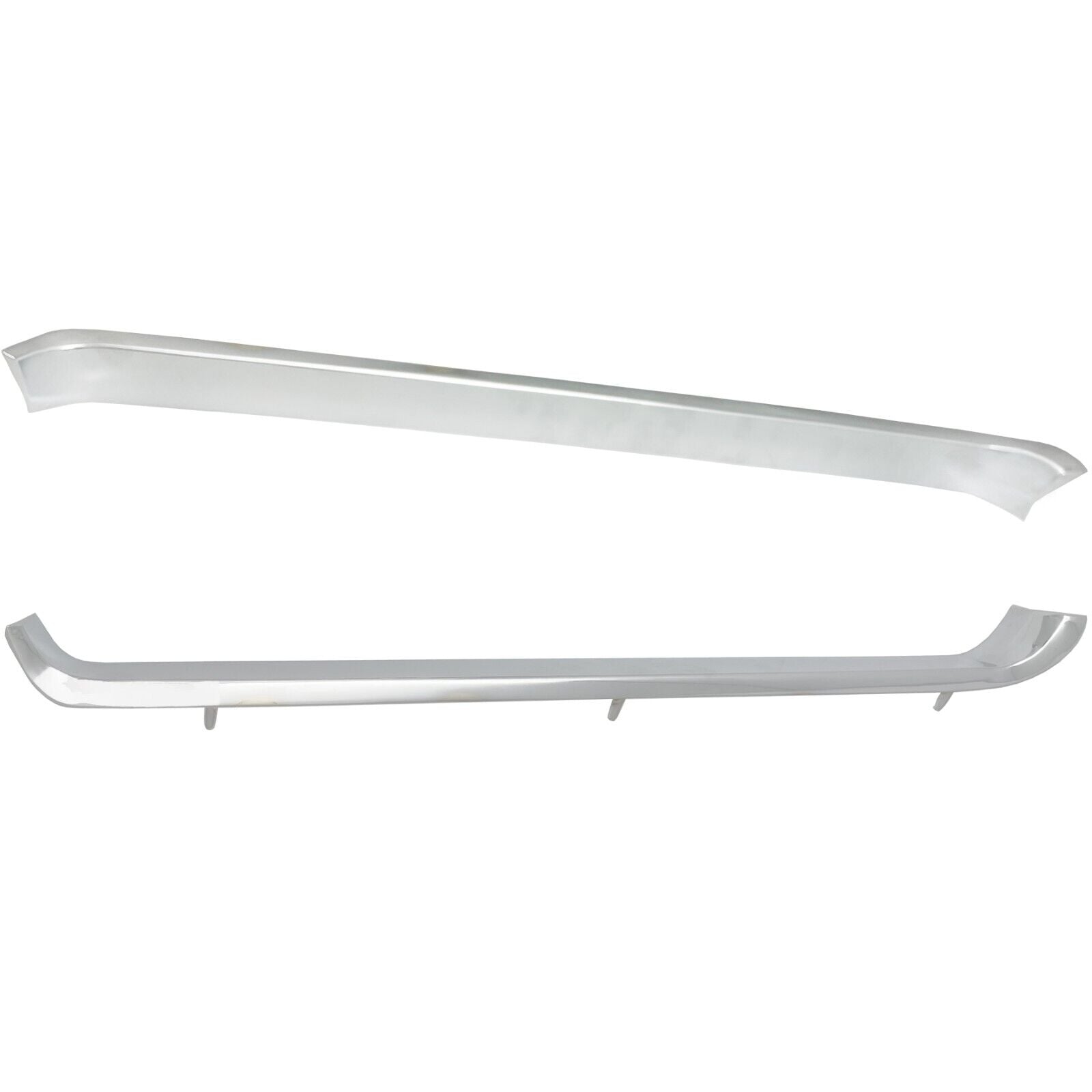 1968 68 Pontiac GTO Front Valance Molding Chrome Pair RH+LH 2 PCS