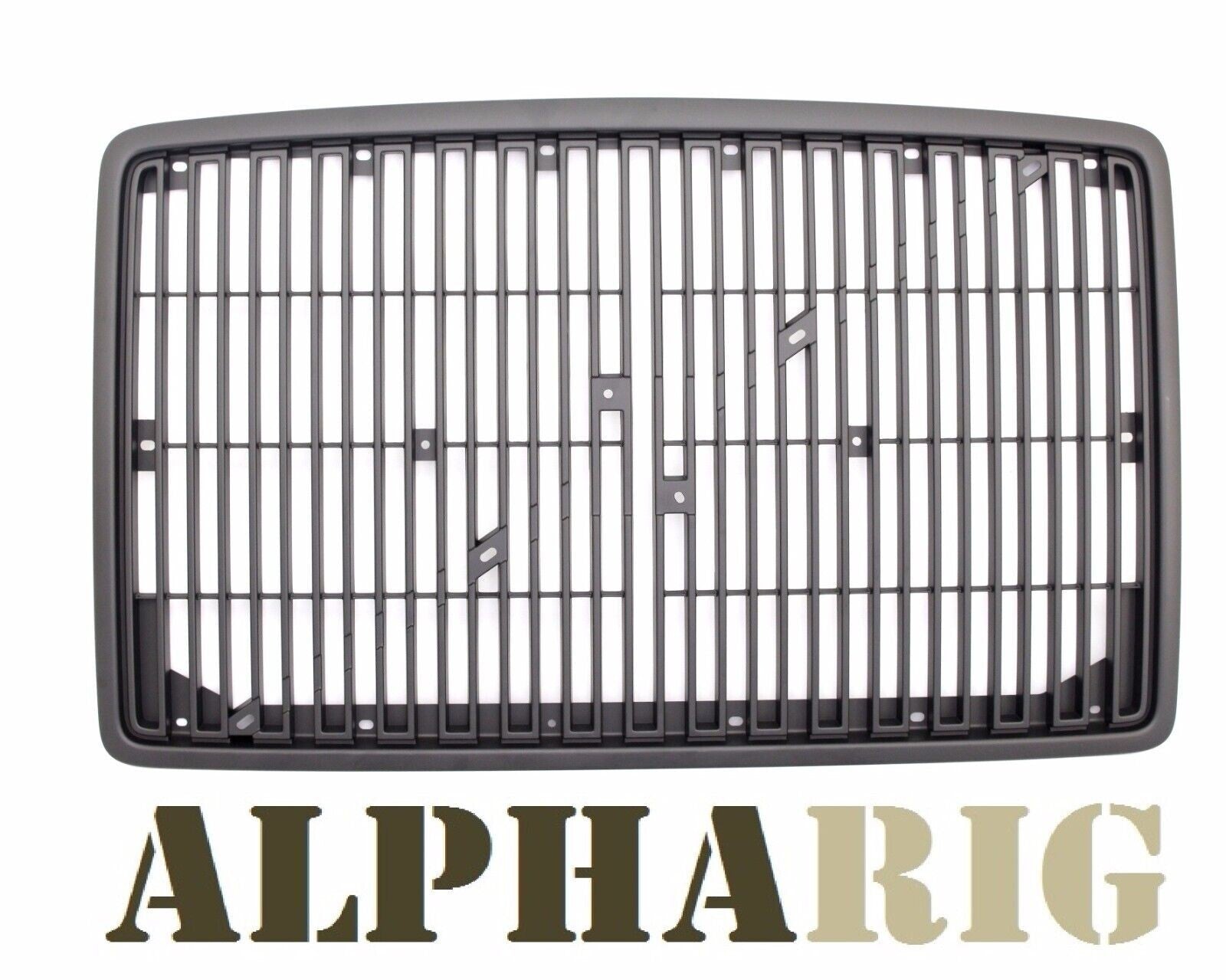 Fits BLACK VOLVO VN Front Grille 96 97 98 99 00 01 02 03 W/ BUG SCREEN