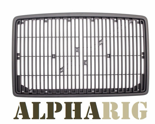 Fits BLACK VOLVO VN Front Grille 96 97 98 99 00 01 02 03 W/ BUG SCREEN