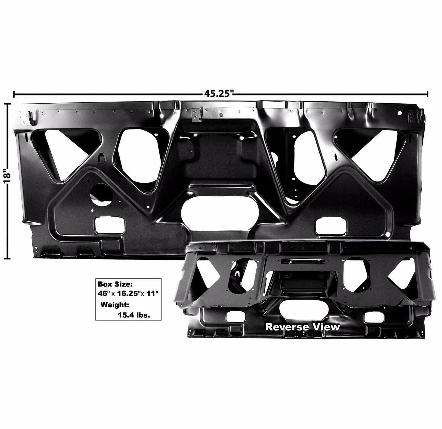 1968 1969 1970 1971 1972 Chevelle Rear Seat Mount Panel 