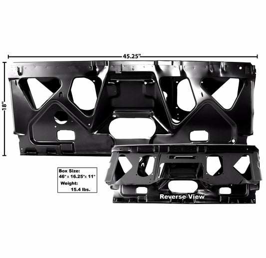 1968 1969 1970 1971 1972 Chevelle Rear Seat Mount Panel 