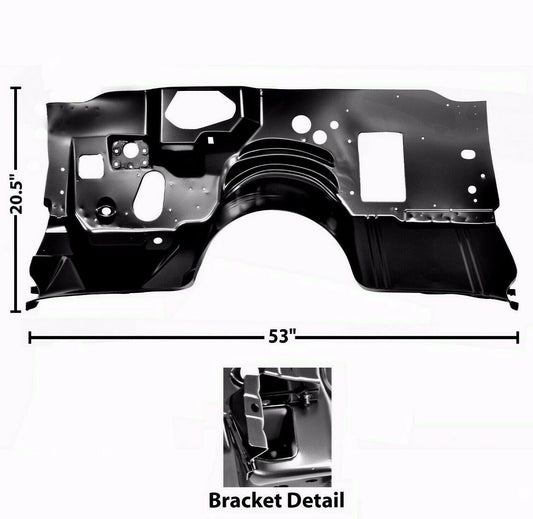 1978~1981 Firebird Trans Am Firewall with A/C Hole EDP Coated Steel Dynacorn NEW