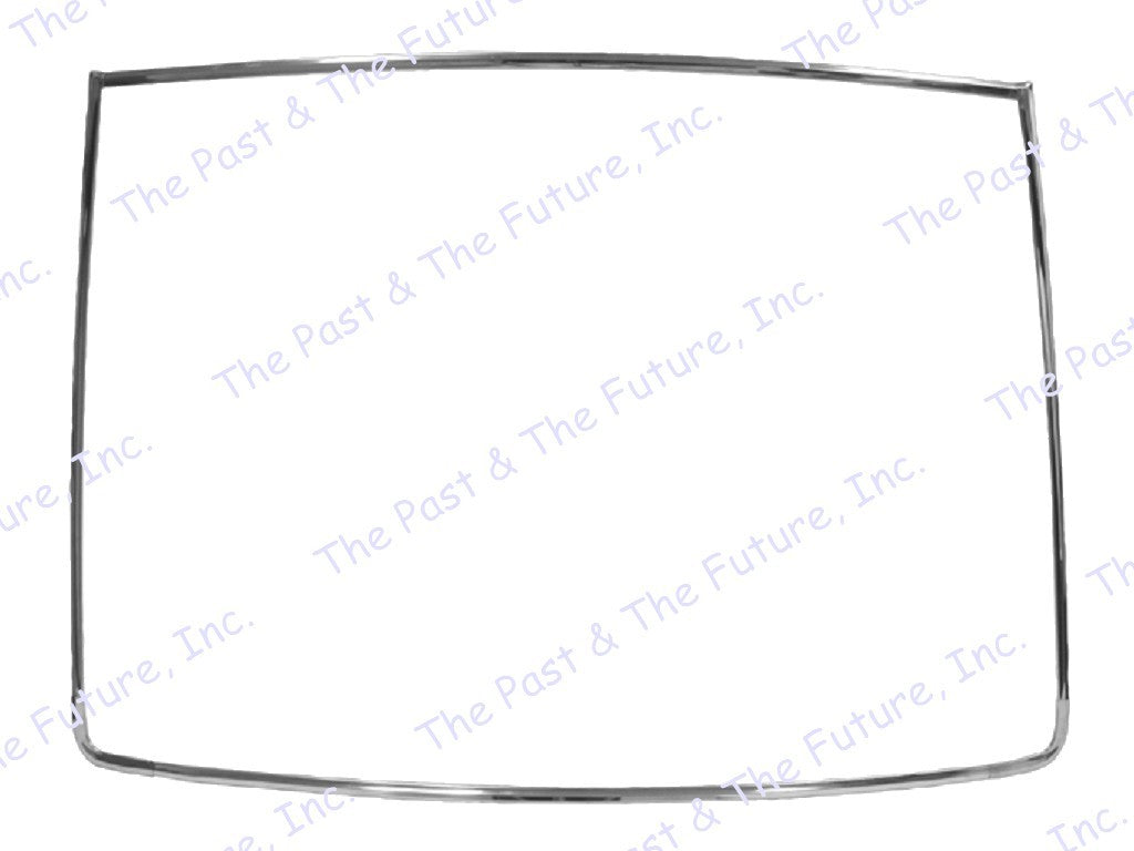 Rear Window Molding - Stainless / Fastback - 6 PCS Set MSMG6768-9