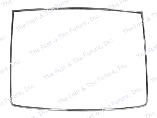 Rear Window Molding - Stainless / Fastback - 6 PCS Set MSMG6768-9