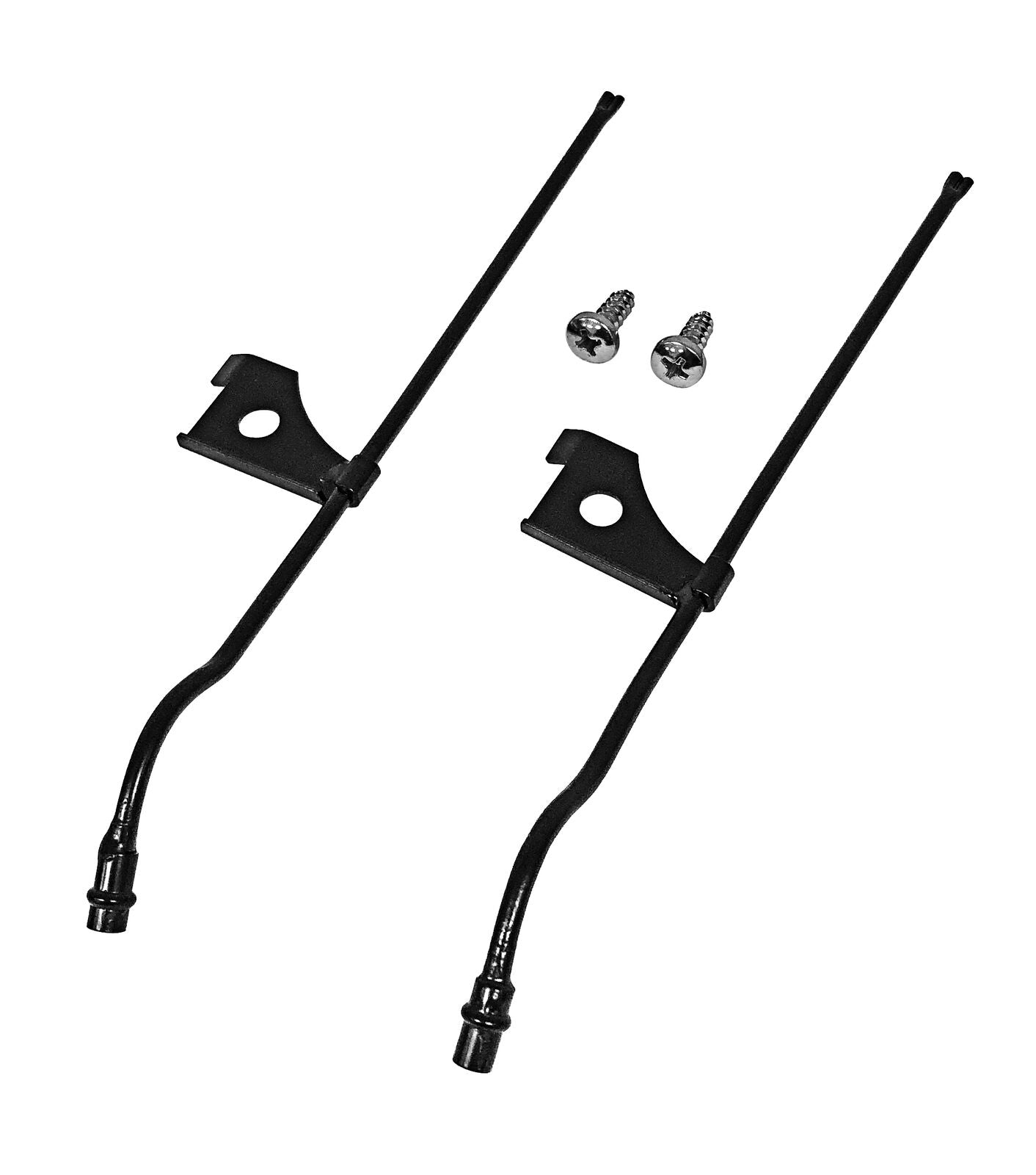 1964~1967 GTO Windshield Wiper Washer Nozzles Kit Pair w/ Hardware Long Dynacorn