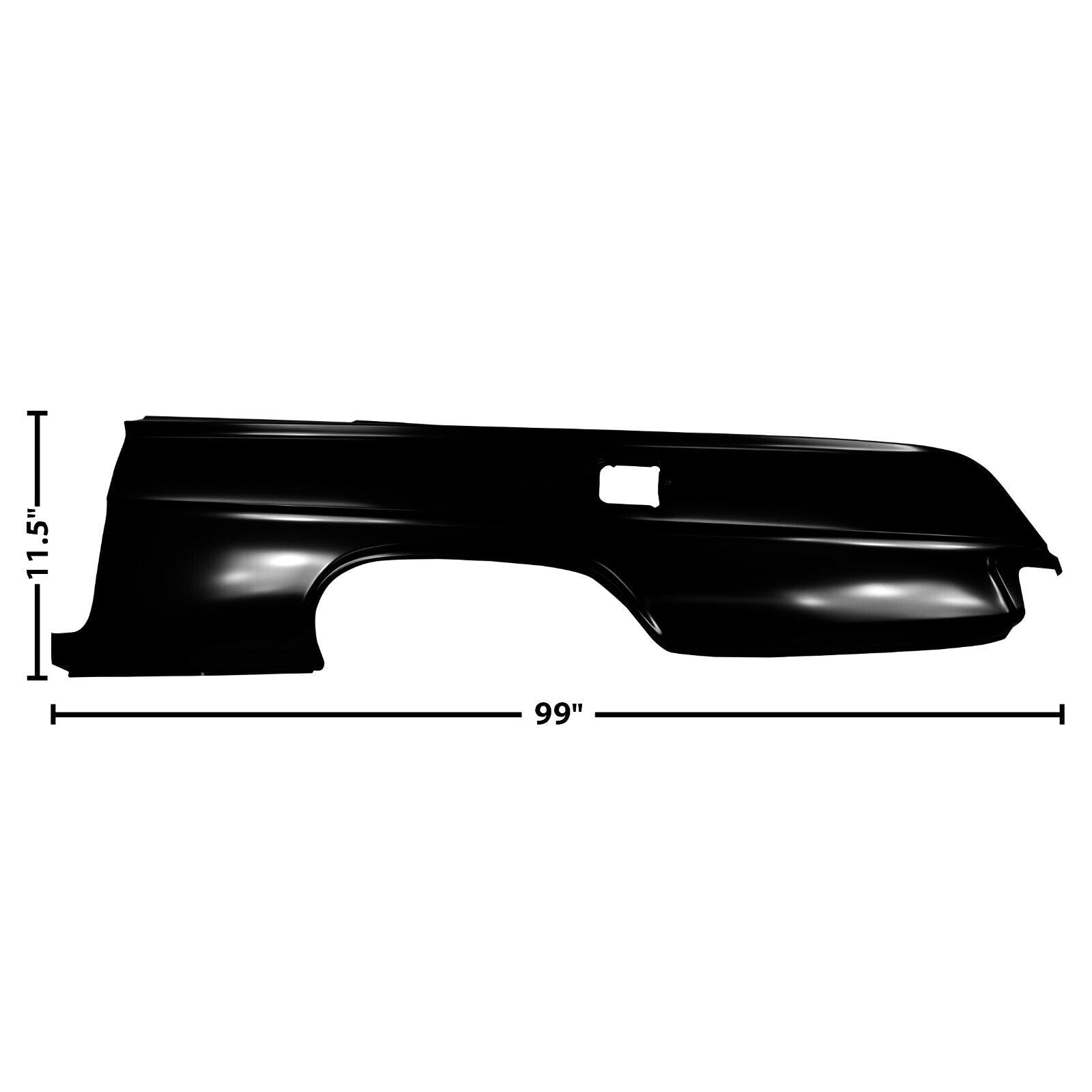 1962 Chevy Impala Quarter Panel 2 Door Left Drier Side EDP Steel Dynacorn