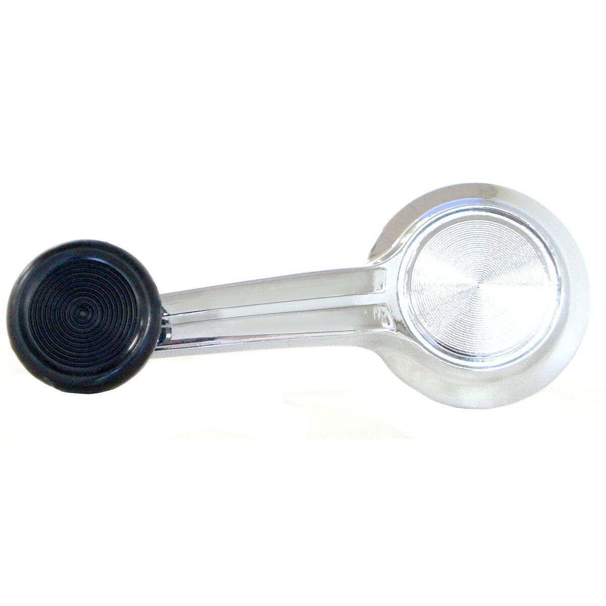 1967 Chevelle Nova Impala GTO El Camino Door Window Cranks w/ Black Knobs Pair