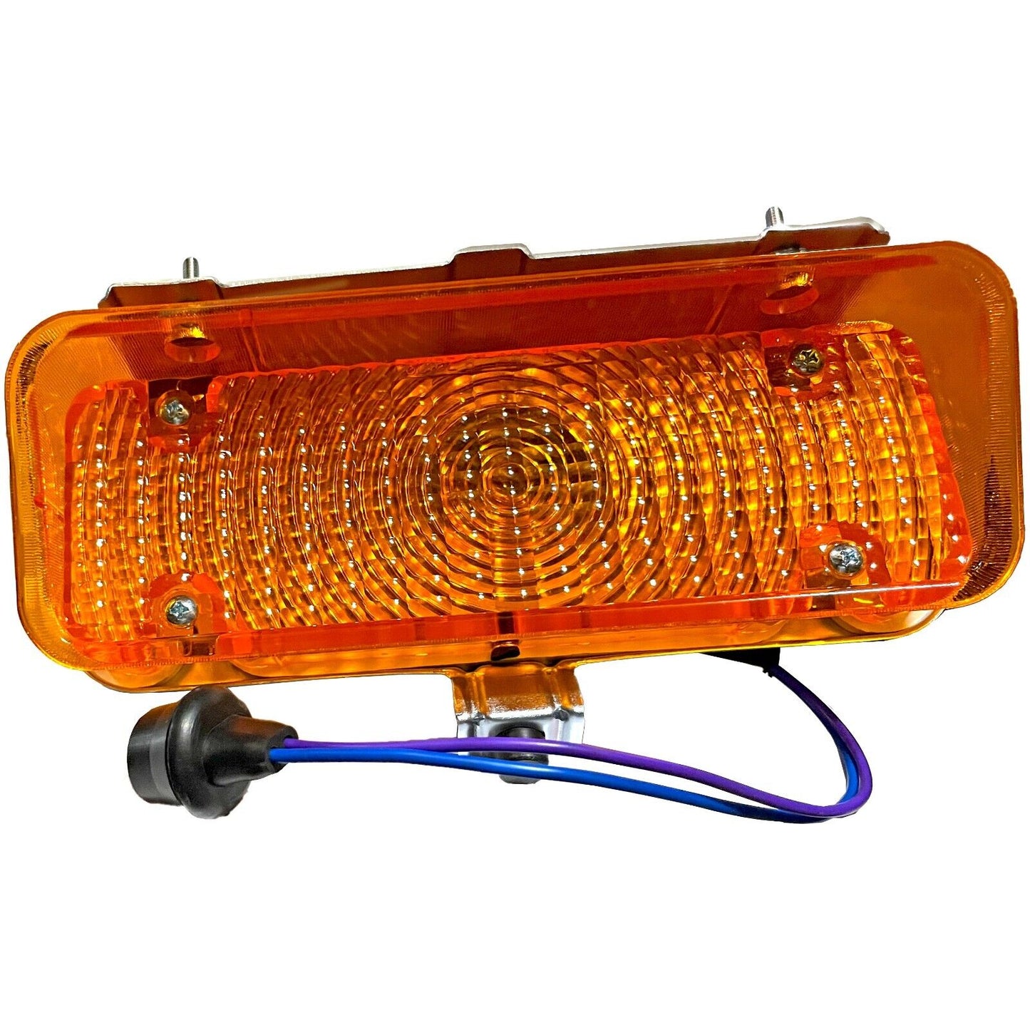 1971 1972 Chevy Pickup Truck Park Lamp Light Assembly Amber Lens Pair Right&Left