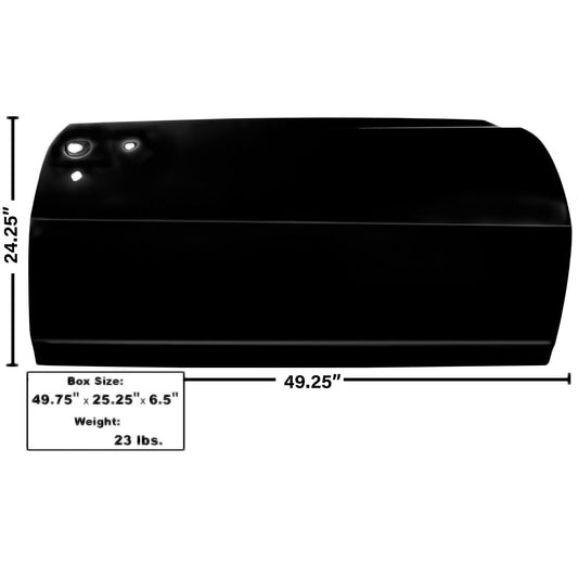 1968 Camaro Firebird Door Skin Right Passenger Side EDP Coated Steel Dynacorn