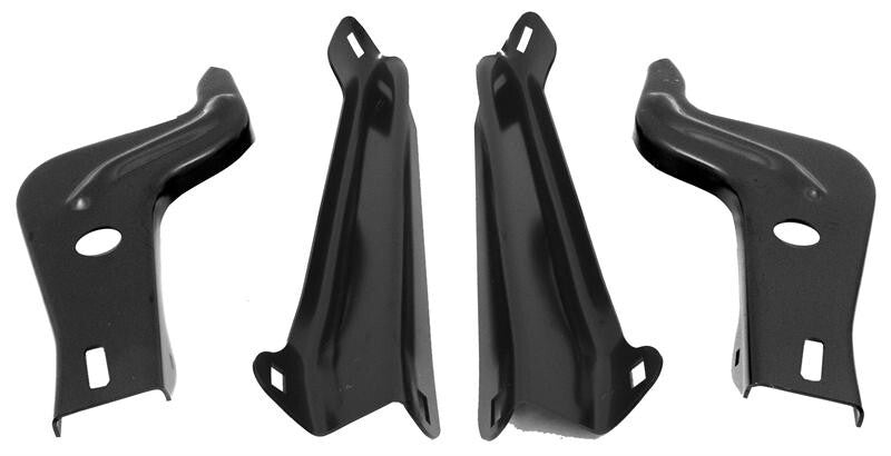 FRONT BUMPER BRACKET  4 PCS SET   1966-67 GTO