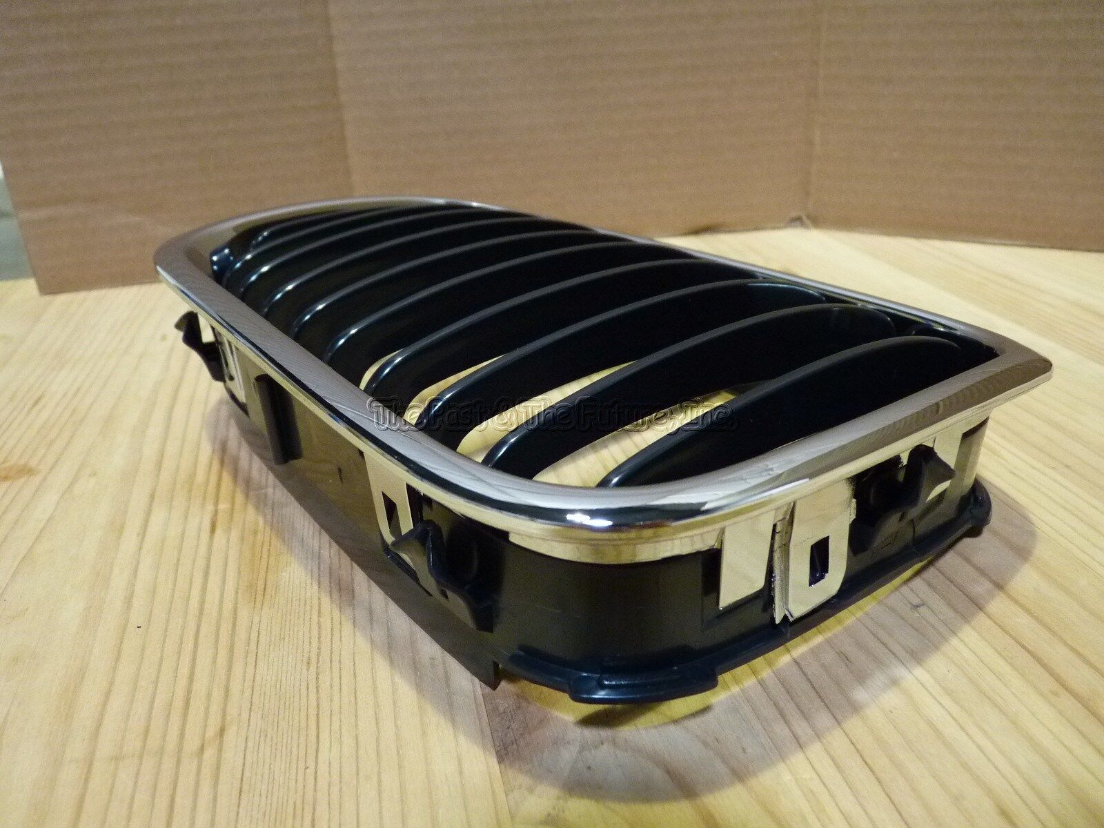 Fits BMW E46 3-Series 4DRs Front Kidney Grille Grill Chrome Black Left