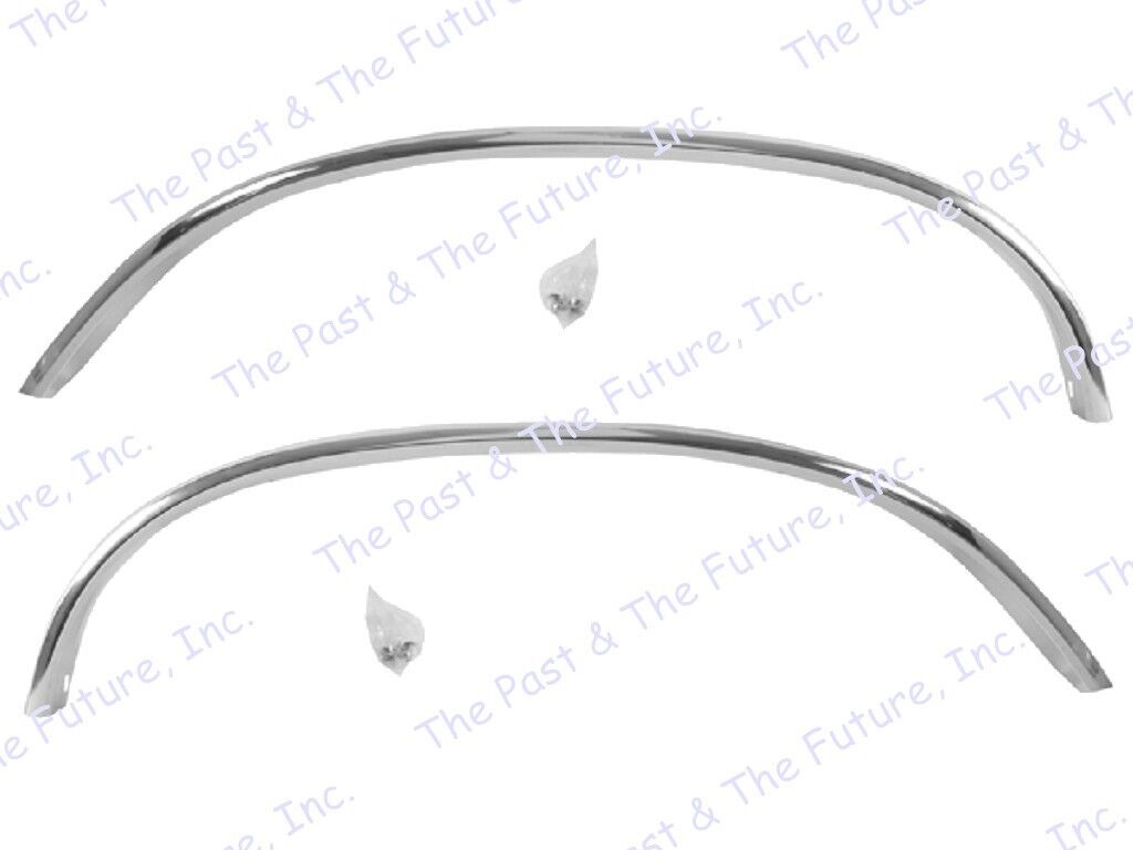 62 63 64 65 Chevy Nova Rear Wheel Well Opening Molding Pair RH + LH NOMG6265-7P