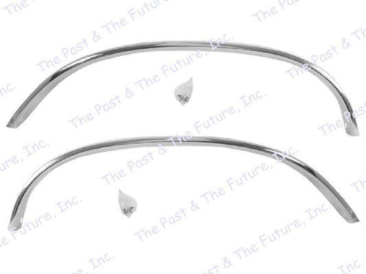 62 63 64 65 Chevy Nova Rear Wheel Well Opening Molding Pair RH + LH NOMG6265-7P