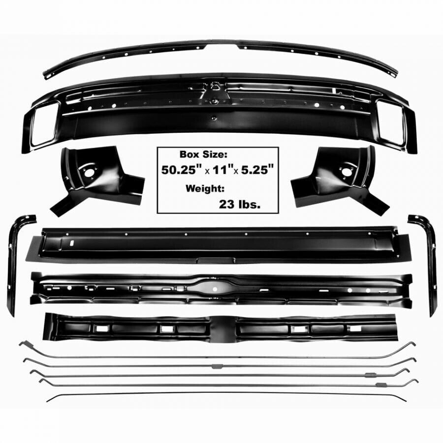 ROOF PANEL BRACE & BOW KIT 1969 CAMARO/FIREBIRD