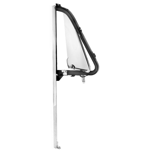1951~1954 Chevy Pickup Truck Vent Window Assembly Chrome Frame Clear Glass Left