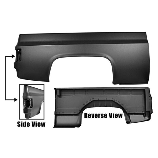 BEDSIDE RH 1981-87 CHEVY TRUCK SHORT BEDNO GAS HOLE