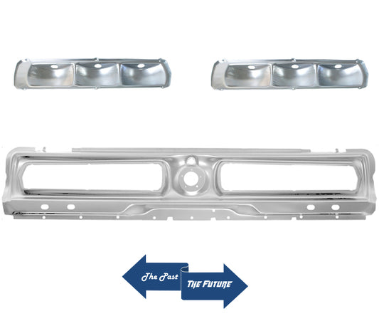 Tail Lamp Light Housings with Tail Lamp Panel Ford Mustang 1967 MSTL67-2+3