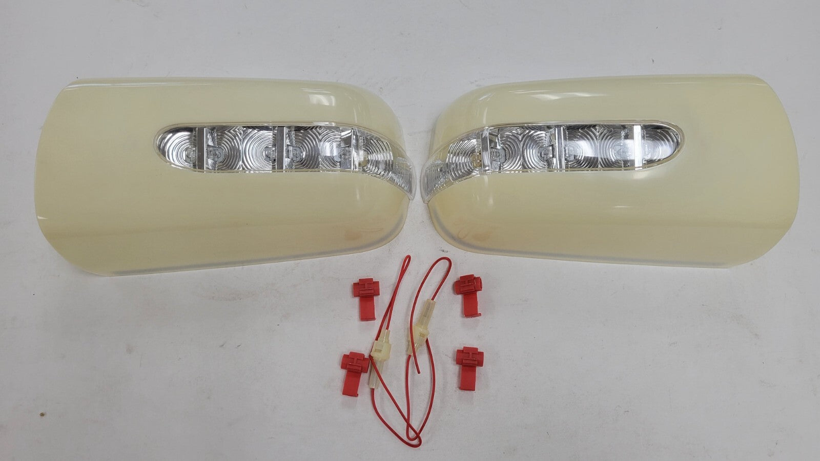 MERCEDES 00-02 W210 E-CLASS SIDE/DOOR MIRROR COVER+LED TURN SIGNAL LIGHT