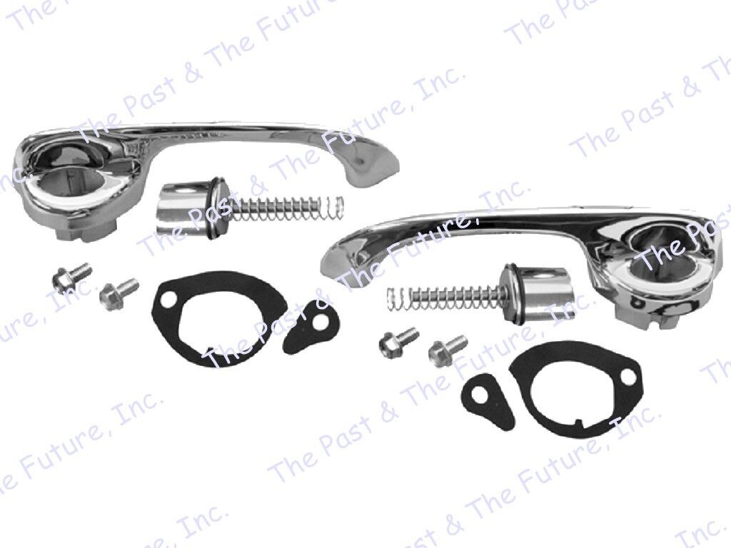 1966 1967 66 67 Chevy Nova Outside Exterior Door Handle - Pair NODH6667-2