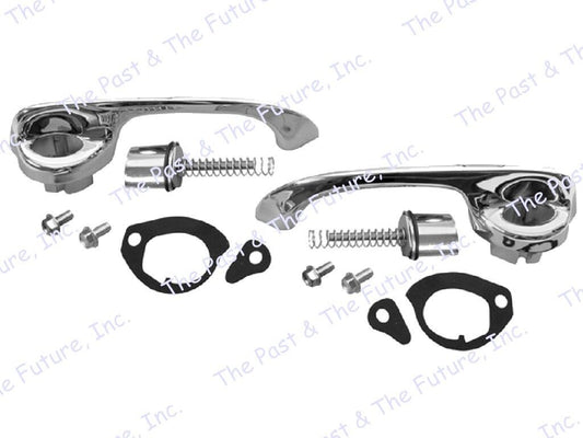 1966 1967 66 67 Chevy Nova Outside Exterior Door Handle - Pair NODH6667-2