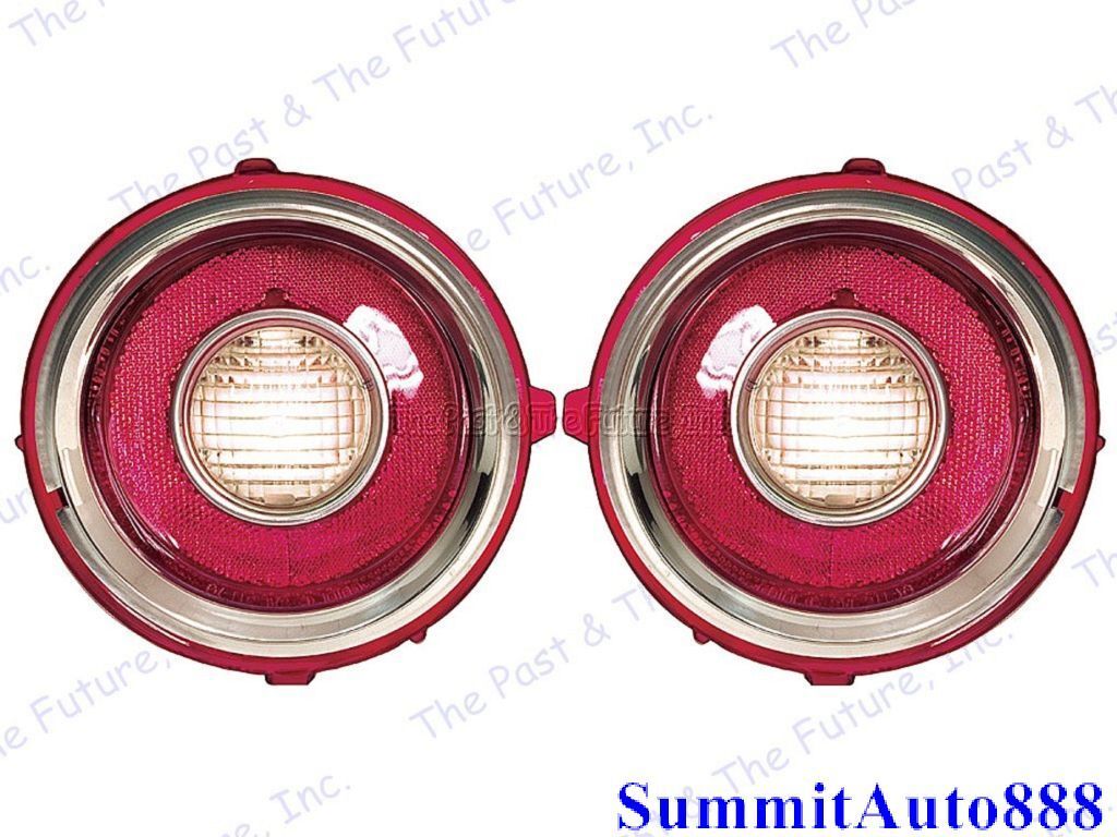 70 71 72 73 Chevy Camaro Backup Back Up Lamp Light RS R&L Pair 2PCS CATL7073-6P