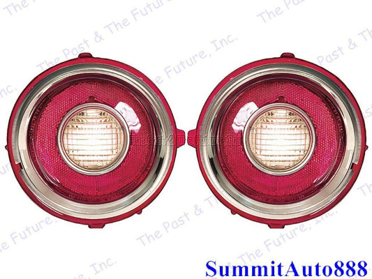 70 71 72 73 Chevy Camaro Backup Back Up Lamp Light RS R&L Pair 2PCS CATL7073-6P