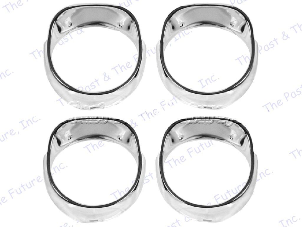 1965 65 Chevy Impala Head Lamp Light Bezel Door - 4 PCS IMHL65-1