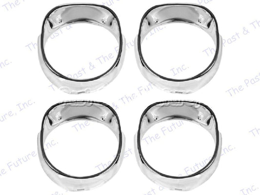 1965 65 Chevy Impala Head Lamp Light Bezel Door - 4 PCS IMHL65-1