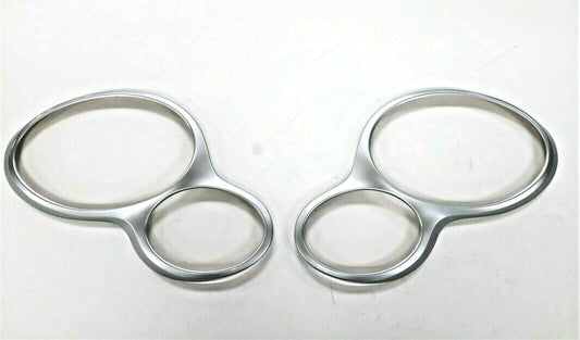 Fits 2000~2007 Mercedes Benz C Class W203 Style Headlamp RIM Silver 8 Style