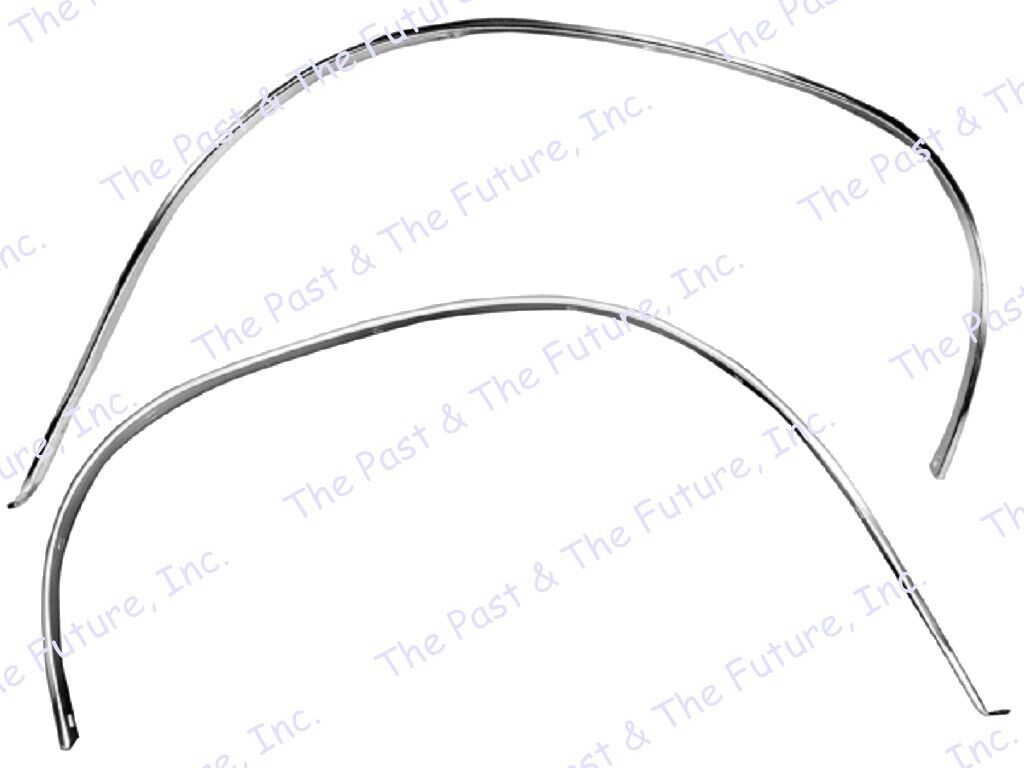 67 Chevy Chevelle El Camino Front Wheel Well Opening Molding Pair CVMG67-1P