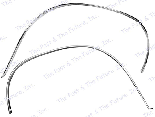 67 Chevy Chevelle El Camino Front Wheel Well Opening Molding Pair CVMG67-1P