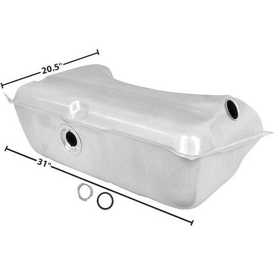 68 69 Barracuda Dart Valiant Fuel Gas Tank Galvanized 18 Gallon wo/Vent Pipe Dii