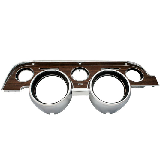 Instrument Bezel without/ Lens - Woodgrain MSIB68-2
