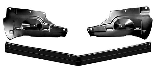 GRILLE SUPPORT /BUMPER FILLER 1966 IMPALA 3 PCS SET