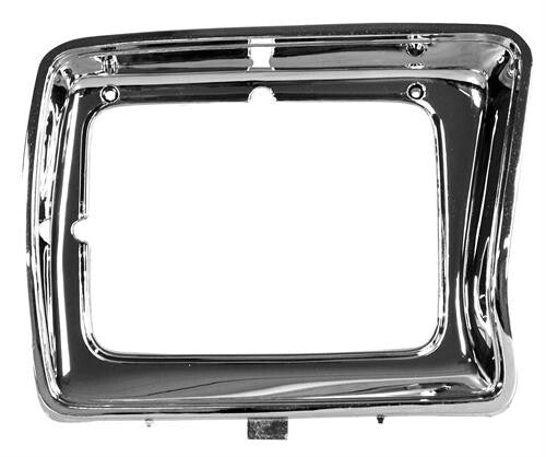 HEADLAMP DOOR RECTANGLE RH 1978-79 FORD TRUCK (CHROME)