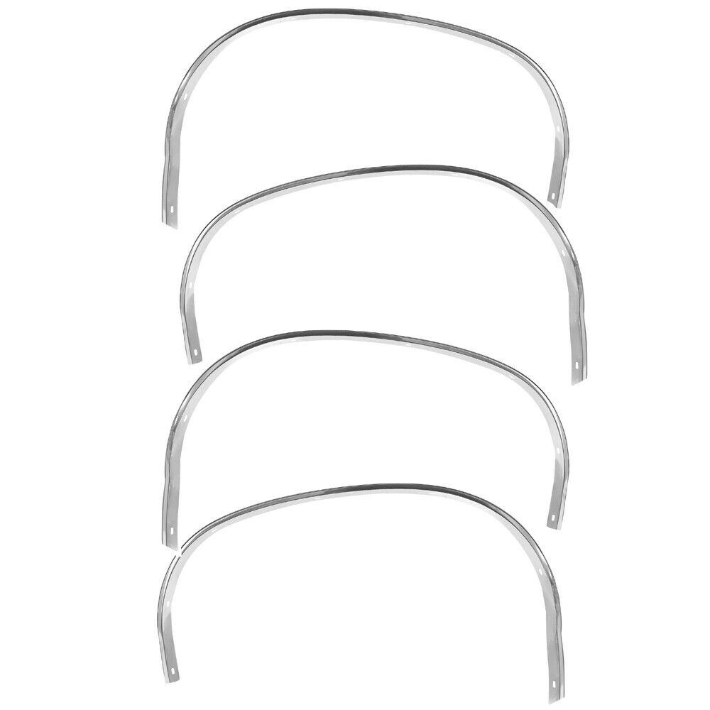 1968 69 70 71 72 Chevy Nova Wheel Well Opening Molding Front Rear Right Left Set