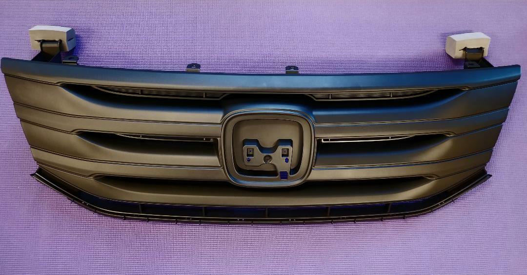 Fit Honda Odyssey Front Grill Grille All Black 11-17  All-in-one black Molding
