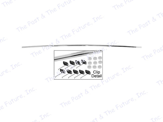 Trunk Lid Molding w/ Clips MPMG7174-2