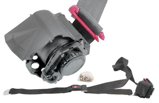 SEAT BELT RETRACTABLE 3 POINT BLACK PUSH BUTTON CHEVEROLET CAMARO