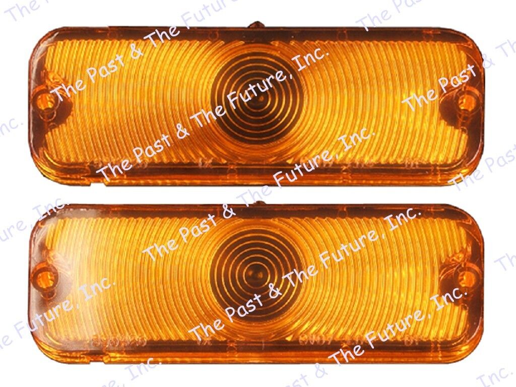 66 Chevy Chevelle El Camino Parking Light Lamp Lens LH + RH Pair CVPL66-2