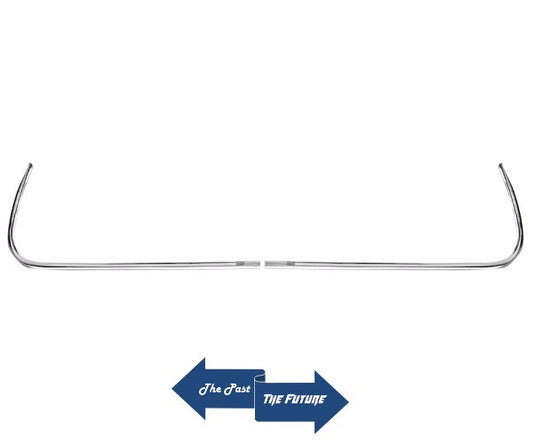 Grille Grill Molding (Narrow) with Clips - Right & Left / 2 Pieces 67 68 Mustang