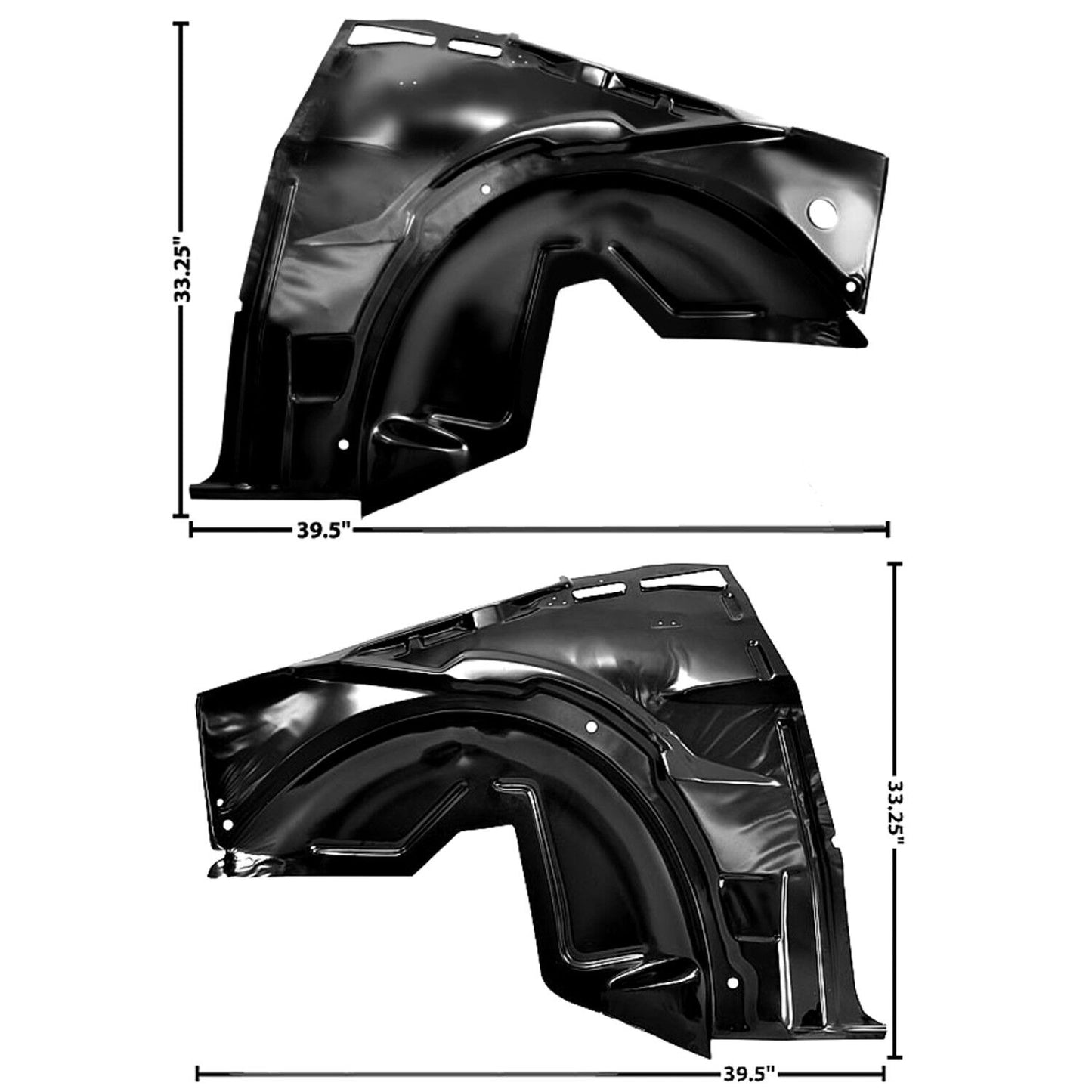 1970~1981 Camaro Inner Wheelhouse & Quarter Panel Structure Right & Left Side