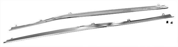 DRIP RAIL MOLDING 1971-73 MUSTANG FASTBACK 2PCS