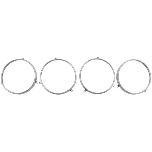 Chevy Pickup Truck Chevelle El Camino GTO Impala Headlamp Headlight Rings 4 Pcs