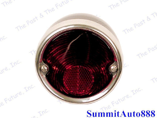 1955~1959 Chevy Pickup PU Truck Tail Lamp Light w/ Stainless Bezel - Black