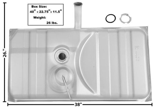 1974~1977 Camaro 1974~1978 Firebird Fuel Gas Tank Galvanized Dynacorn New