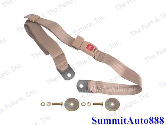 1947 - 1981 Universal 74" Seat Belt - Tan CASB4781-35